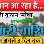 तूफान ने मचाया कहर! अचानक बदला 21 राज्यों का मौसम; इन राज्यों में हाय अलर्ट जारी Weather Forcast Alert Today